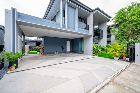 ขาย🔊 เศรษฐสิริ กรุงเทพ กรีฑา 2 บ้านเดี่ยวในโครงการอยู่ในทำเลเยี่ยมของย่านศรีนครินทร์📲0809895553 k.jin