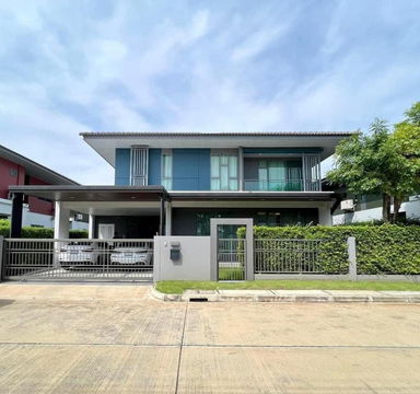 ขายบ้านเดี่ยว สราญสิริ ชัยพฤกษ์-แจ้งวัฒนะ | SANSIRI เนื้อที่ดิน 64 ตร.ว. 🔹 พื้นที่ใช้สอย 221 ตร.ม. 🔹 4 ห้องนอน | 4 ห้องน้ำ | 2 ที่จอดรถ บ้านทิศใต้
