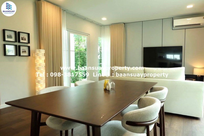 รูป ให้เช่า บ้านเดี่ยว 2 ชั้น ชัยพฤกษ์ บางนา กม.15 พร้อมเข้าอยู่ - รูปที่ 2/6