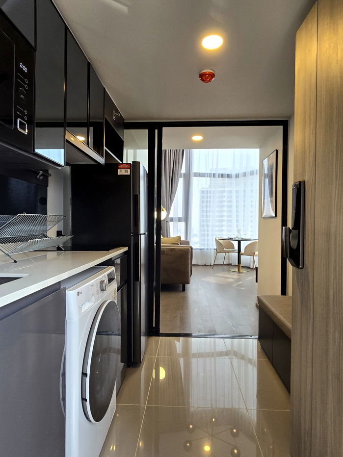 picture Park Origin Chula - Samyan 【𝐑𝐄𝐍𝐓】🔥2 bedrooms, beautifully decorated, convenient to travel, near MRT Samyan.🔥Contact Line ID: @hacondo - 7/12
