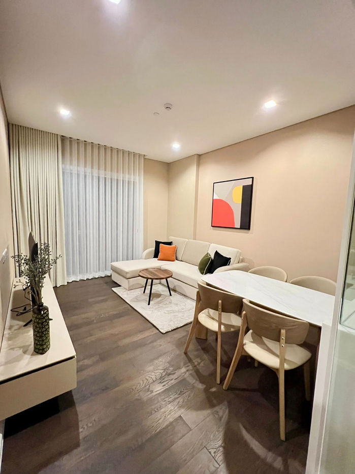 รูป ให้เช่าคอนโด The Saint Residences ห้าแยกลาดพร้าว 2 ห้องนอน 2 ห้องน้ำ ห้องมุม ชั้นสูงวิวสวย Condo for rent 40K - รูปที่ 1/17