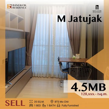 🎯Good price, M Jatujak,Prime location near BTS Mo Chit