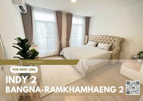 Townhouse for rent 📍 Indy 2 Bangna-Ramkhamhaeng 2 📍 3 bedrooms, 3 bathrooms, fully furnished and equipped with appliances