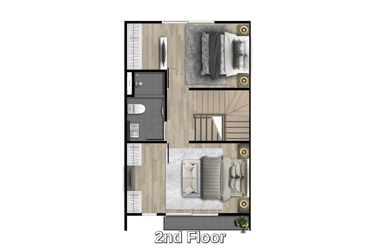 picture [SALE : STP11130] 🏡Baan Klang Mueang Ratchapruek-Sathorn ✨Exclusive 3-Story Corner Townhome – Only One in the Project !✨ - 11/12
