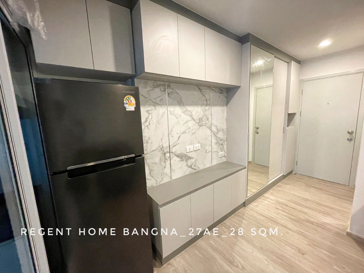 รูป ให้เช่า!!! คอนโด Regent Home Bangna รับแดดเฉพาะช่วงเช้านิดหน่อย โปร่ง เครื่องใช้ไฟฟ้าครบ พร้อมอยู่ - รูปที่ 2/7
