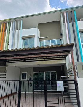 ให้เช่าทาวน์โฮม 2 ชั้น โครงการ City Sense วัชรพล พื้นที่ 20 ตร.วา 3 ห้องนอน 2 ห้องน้ำ จอดรถได้ 2 คัน