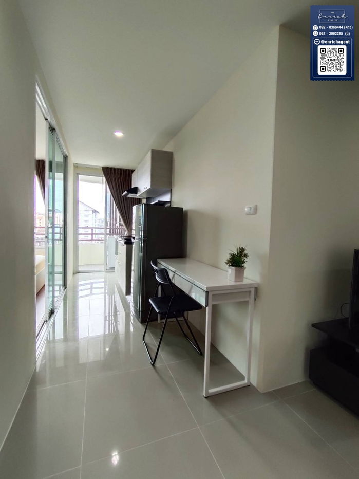 รูป 💙ให้เช่า KES Ratchada ห้องใหญ่ แต่งครบ ราคาดีมาก MRT ศูนย์วัฒนธรรม💙 โทร.  092-8366444 ดาว // Line id : @enrichagent - รูปที่ 6/14