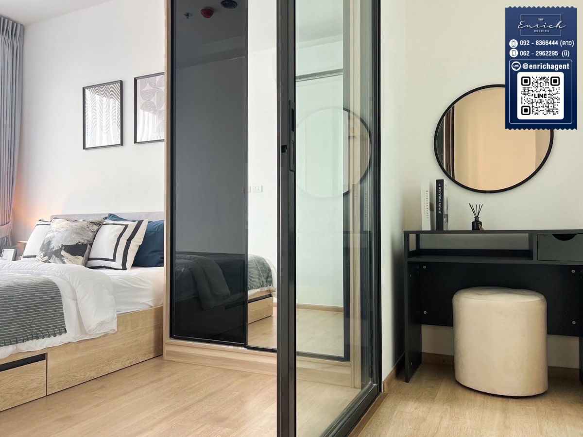 picture 💙For rent Chewathai Kaset - Nawamin, complete with electrical appliances,near Kasetsart University BTS💙 Call 062-2962295 Ni // Line ID: @enrichagent - 5/10