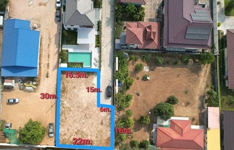 ขายที่ดินแปลงสวยในโครงการห้วยใหญ่