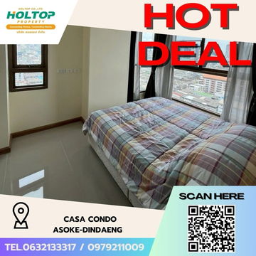 #Z2187💥300868🔥 Condo for rent: Casa Condo Asoke-Dindaeng