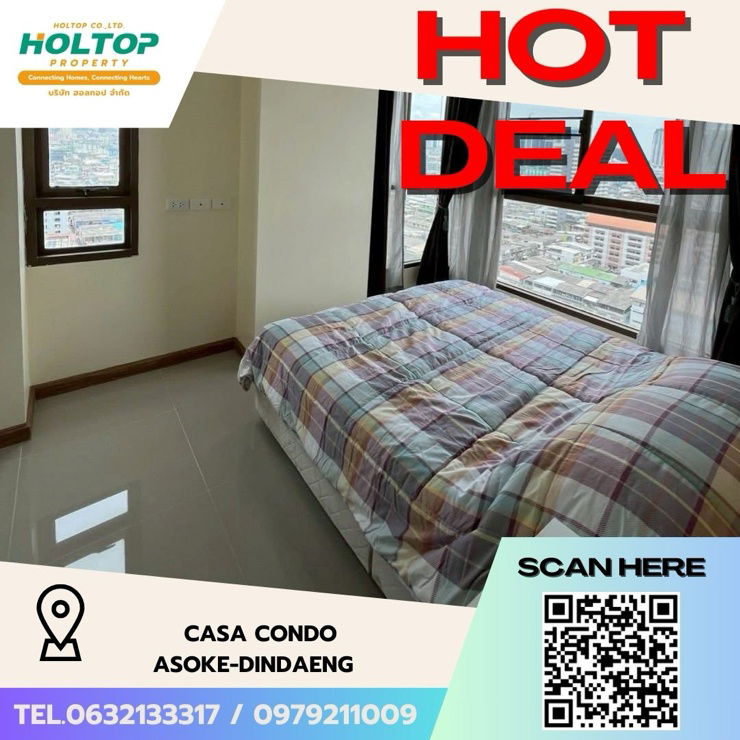 รูป #Z2187💥300868🔥ให้เช่าคอนโด Casa Condo Asoke-Dindaeng - รูปที่ 1/10