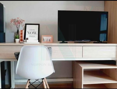 🚩 For Rent Condo THE TREE HUA MAK INTERCHANGE Building C, Floor 6,Studio, Room size 23.00 sqm