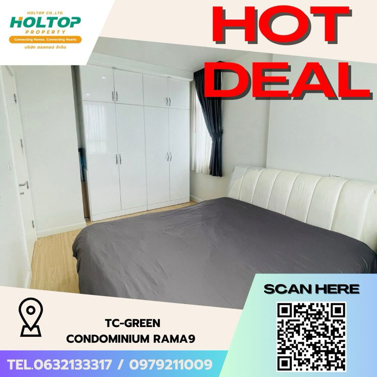 รูป #Z2170💥300868🔥ให้เช่าคอนโด TC-Green Condominium Rama9  - รูปที่ 1/9