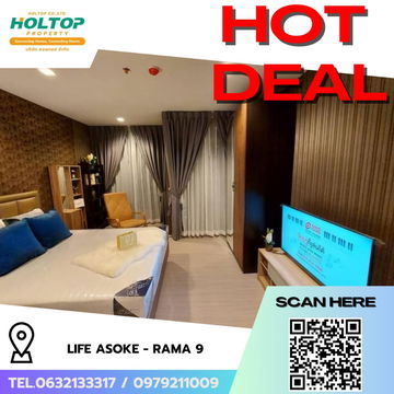 #R6044 🎉 010968 Condo for rent Life Asoke - Rama 9 