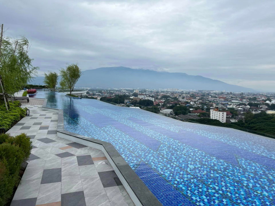 picture ⚡Rare Unit ⚡Condo for sale, The Astra Sky River, show unit, beautiful as advertised, Chang Klan area, Chiang Mai- SW002906 - 8/9