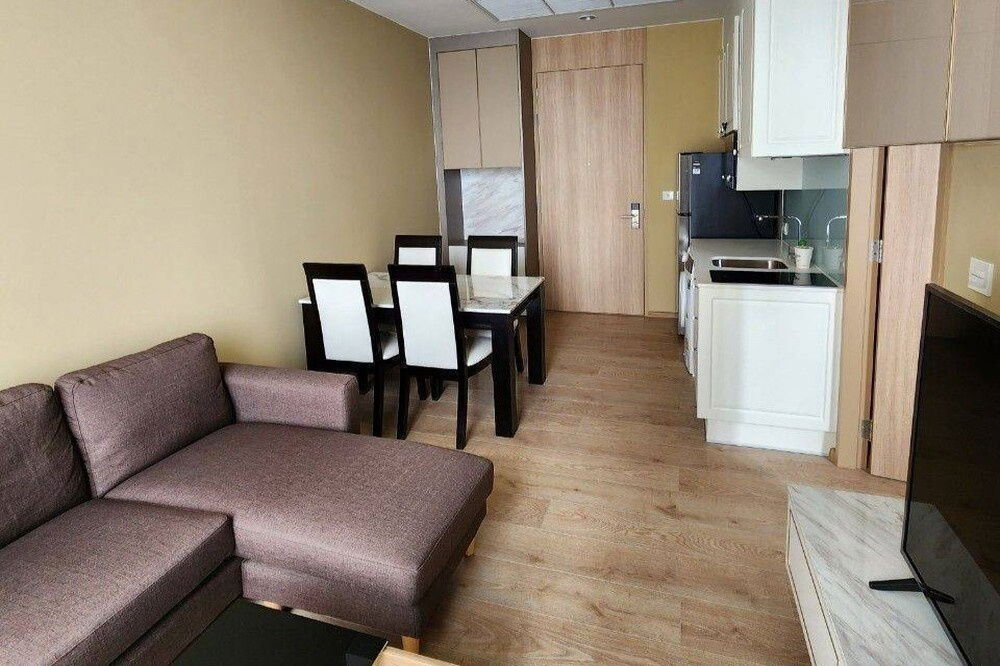 picture 🔥 For Rent !! high floor 18++, Free Wifi, city view !!🔥 Code C20250800086........Noble BE19, 1 bedroom, 1 bathroom, furnished, ready to move in 📣📣 - 3/9