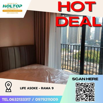 #Z2202💥310868🔥 Condo for rent: Life Asoke - Rama 9