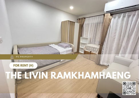 For rent 🔥 The Livin Ramkhamhaeng 🔥 Fully furnished and equipped, near MRT Lam Sali