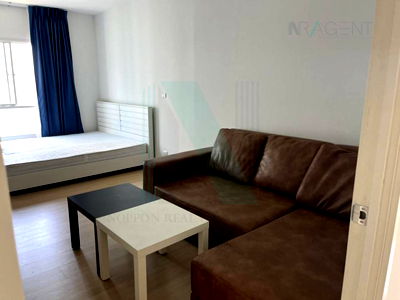 Condos for rent Thonburi Hospital : For rent, Unio Condo Charan 3 STUDIO, 7th floor, Building I, near MRT Tha Phra.