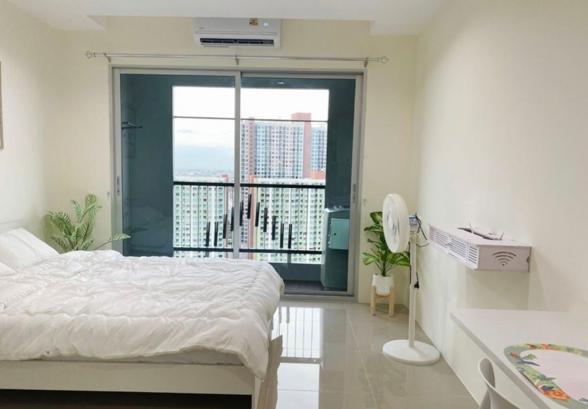 picture For rent: Asakan Place Srinakarin, beautiful, cheap, fully furnished, near MRT Hua Mak (yellow line). Interested, add Line @841qqlnr - 3/9