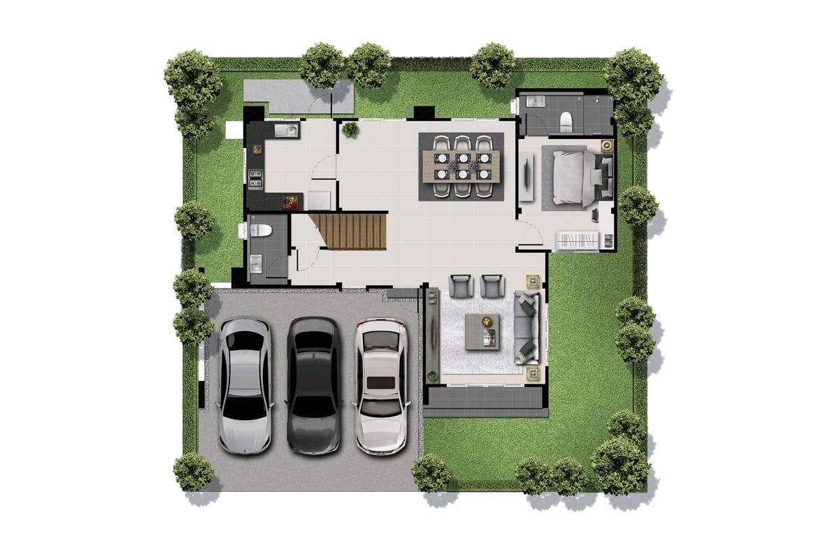 รูป 🏠 ให้เช่าบ้าน : Centro Vibhavadi (เซนโทร วิภาวดี)   รหัสทรัพย์ | 📌 LNP-H525  - รูปที่ 32/33