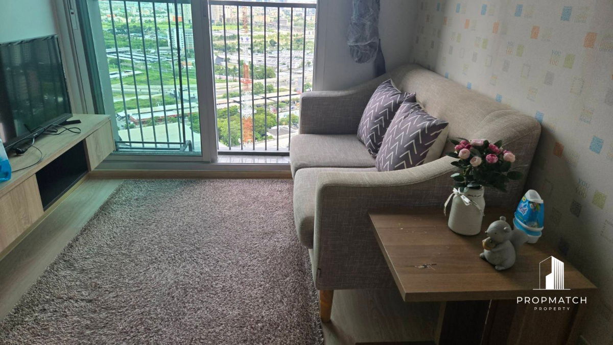 รูป ✨Flash Deal ✨ Noble Revolve Ratchada 1 ( 1Bed 1Bath 26 SQM.) แต่งครบพร้อมอยู่ !! เพียง 15,000 บาทต่อเดือน Tel.0981315848 @propmatch - รูปที่ 1/15