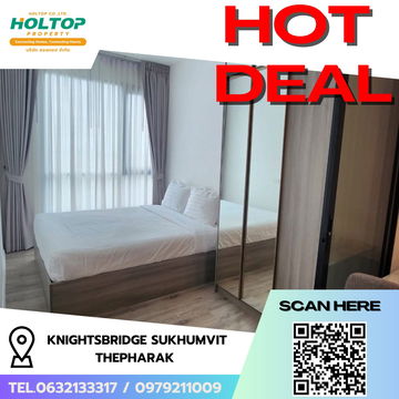 #R6073 🎉 010968 Condo for rent  Knightsbridge Sukhumvit-Thepharak 