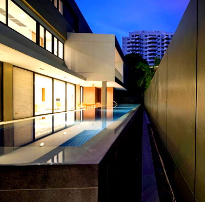 Houses for sale J Avenue Thonglor : ♢ Pool Villa ♢ Detached house 3 storey with swimming pool | Land size 127.30 sq.w. 959.00 sq.m. | 4 Bedrooms 5 Bathrooms | Near BTS Ekkamai