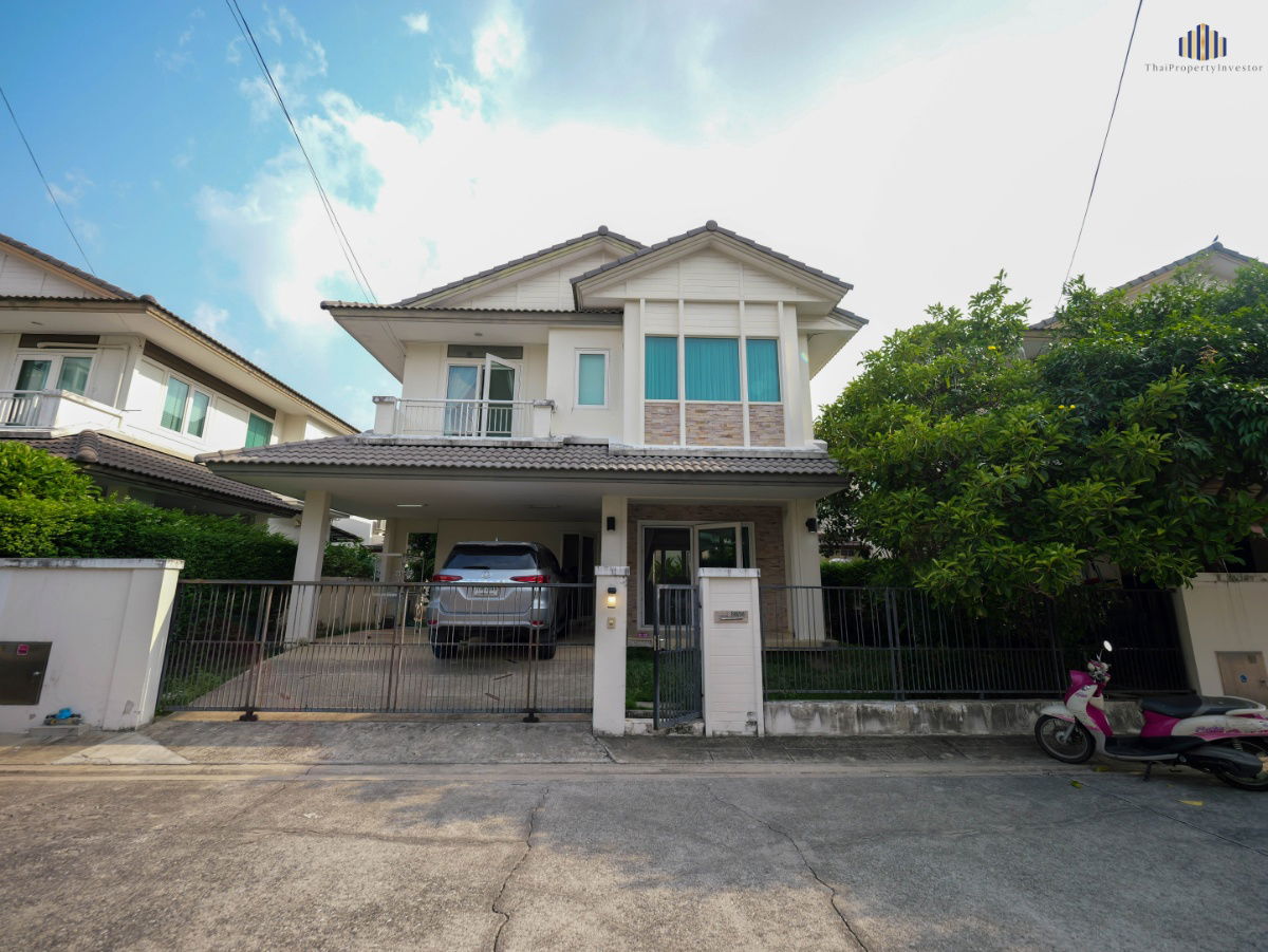 รูป ตกแต่งพร้อมเข้าอยู่! หมู่บ้านมัณฑนา​ บางนา กม.13 บ้านเดี่ยว 52 ตร.วา. พื้นที่ใช้สอย​ 160 ตร.ม - รูปที่ 1/14