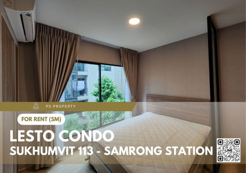 ให้เช่า 🔥 Lesto Condo Sukhumvit 113 - Samrong Station 🔥 เฟอร์นิเจอร์ และ เครื่องใช้ไฟฟ้าครบ 