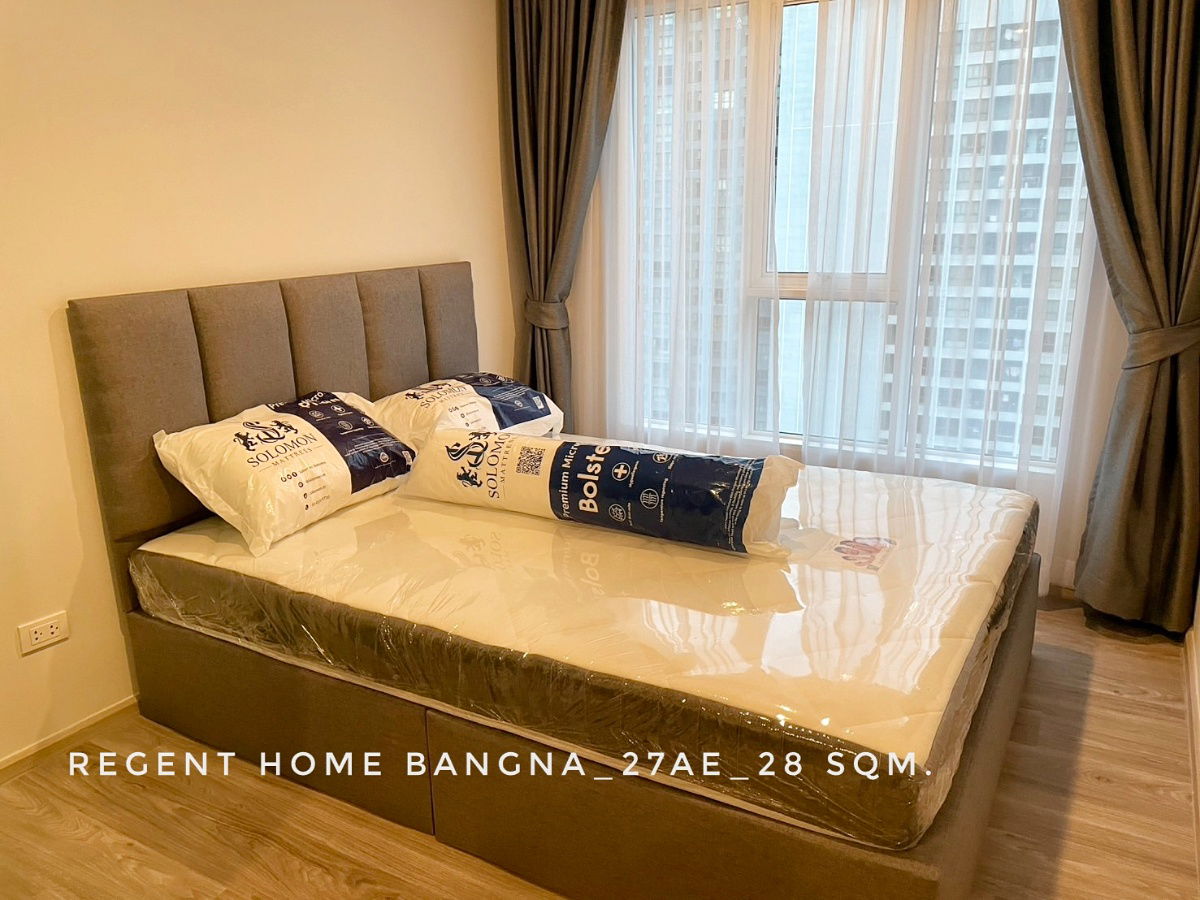 รูป ให้เช่า!!! คอนโด Regent Home Bangna รับแดดเฉพาะช่วงเช้านิดหน่อย โปร่ง เครื่องใช้ไฟฟ้าครบ พร้อมอยู่ - รูปที่ 5/7