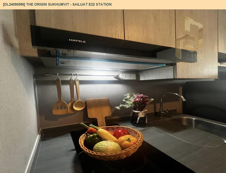 picture DL24090596 Condo for rent, THE ORIGIN SUKHUMVIT - SAILUAT E22 STATION near BTS Sai Luat, ready to move in, call urgently 0656133286 LineID @534wlwof - 6/7