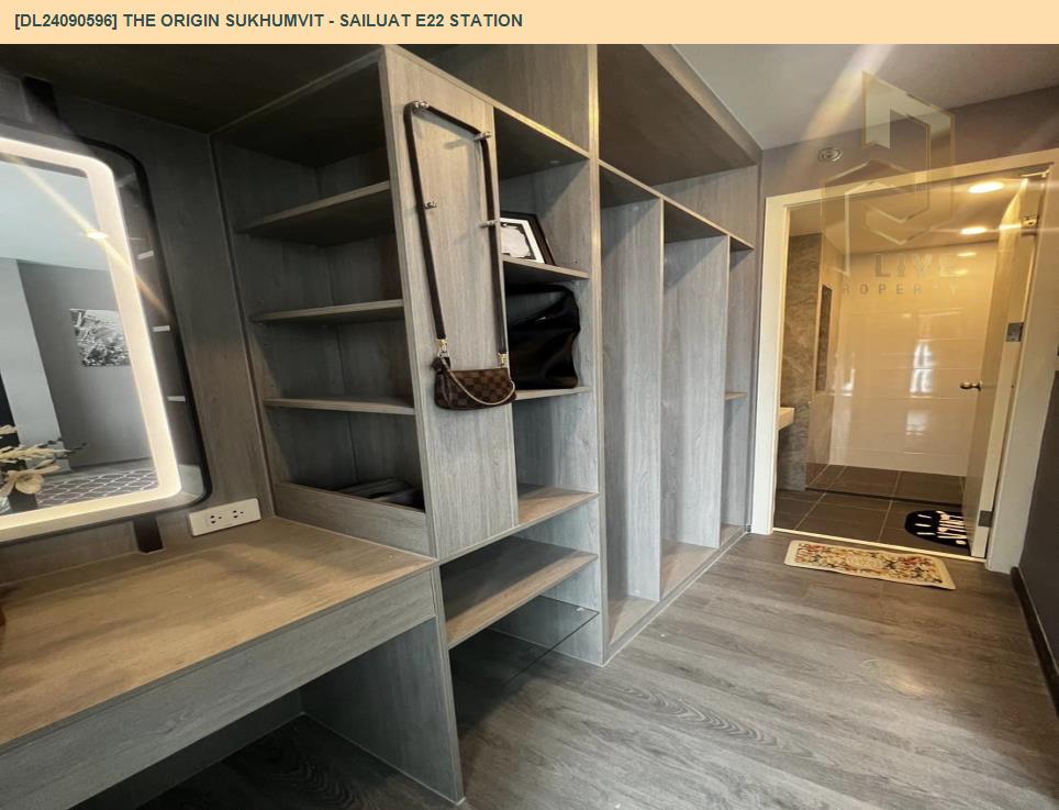 picture DL24090596 Condo for rent, THE ORIGIN SUKHUMVIT - SAILUAT E22 STATION near BTS Sai Luat, ready to move in, call urgently 0656133286 LineID @534wlwof - 5/7