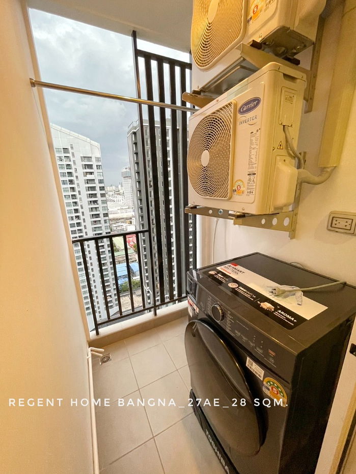 รูป ให้เช่า!!! คอนโด Regent Home Bangna รับแดดเฉพาะช่วงเช้านิดหน่อย โปร่ง เครื่องใช้ไฟฟ้าครบ พร้อมอยู่ - รูปที่ 7/7