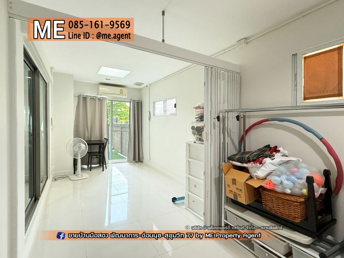 picture For Rent Single house The Plant Estique Pattanakarn38 Garden view Fully furnished with all appliances Ready to move in Call 064-9549619 (RBE21-51) - 21/30