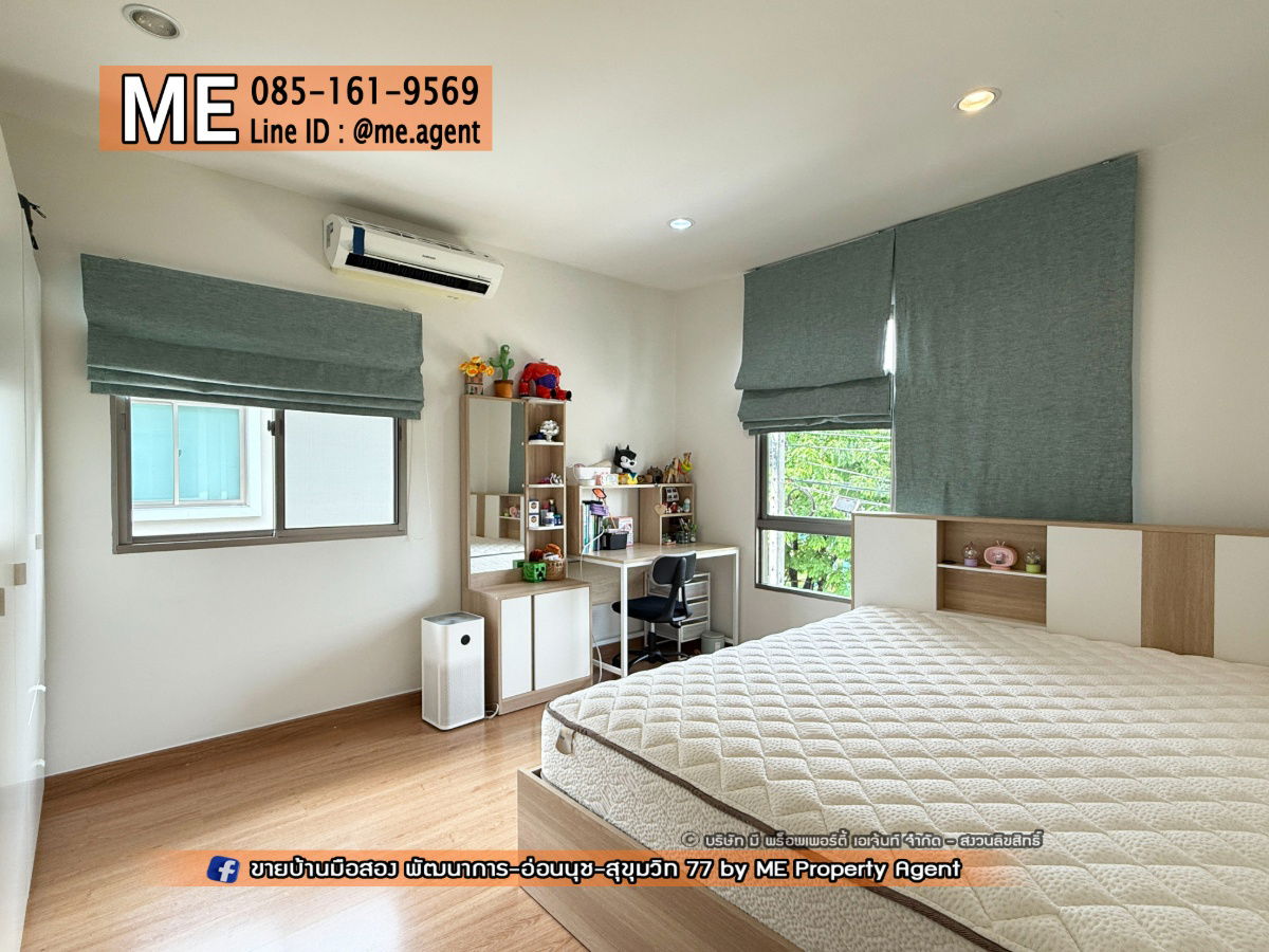 picture For Rent Single house The Plant Estique Pattanakarn38 Garden view Fully furnished with all appliances Ready to move in Call 064-9549619 (RBE21-51) - 12/30