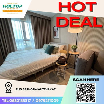 #Z2229💥010968🔥 Condo for rent: Elio Sathorn-Wutthakat