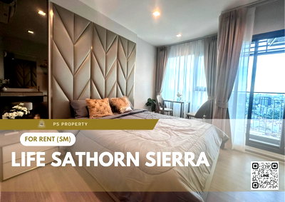 คอนโดให้เช่า : ให้เช่า 🔥 Life Sathorn Sierra 🔥 ใกล้ BTS ตลาดพลู และ BRT ราชพฤกษ์ เฟอร์นิเจอร์ และ เครื่องใช้ไฟฟ้าครบ 