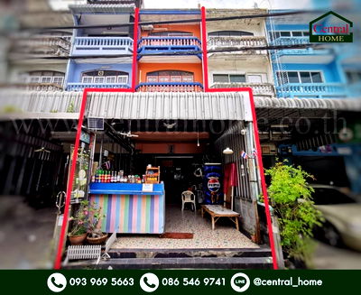 อาคารพาณิชย์ วิทยาลัยอาชีวศึกษาธนบุรี : อาคารพาณิชย์ 3.5 ชั้น ซอยจอมทอง 12 ทำเลดี ใกล้ BTS วุฒากาศ