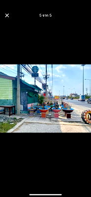 Houses for sale Nakhon Pathom : House for sale with land next to a very beautiful road, very developed.