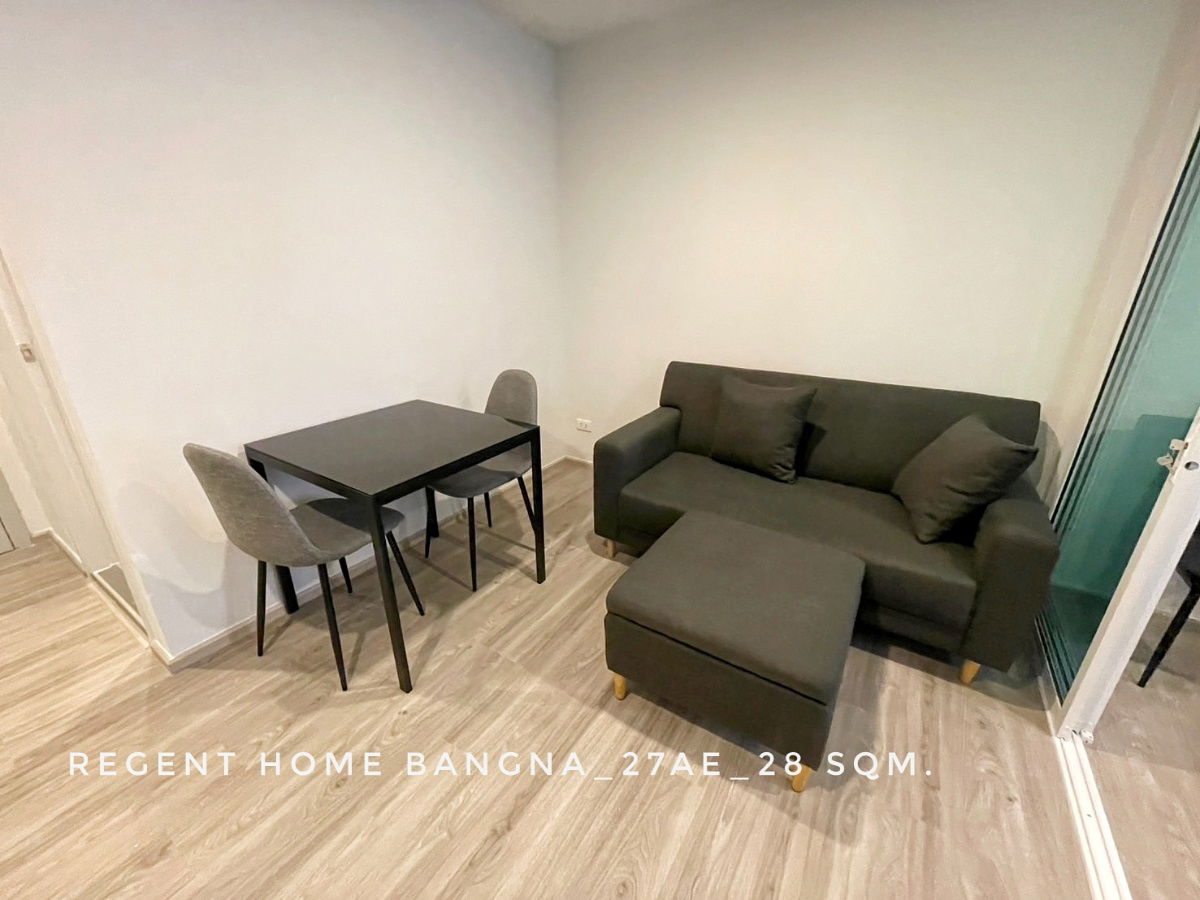 รูป ให้เช่า!!! คอนโด Regent Home Bangna รับแดดเฉพาะช่วงเช้านิดหน่อย โปร่ง เครื่องใช้ไฟฟ้าครบ พร้อมอยู่ - รูปที่ 4/7