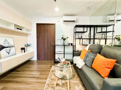 🔺 For Rent Condo THE BASE SUKHUMVIT 77 Building 1, Floor 18,1 bed room, Room size 30 sqm