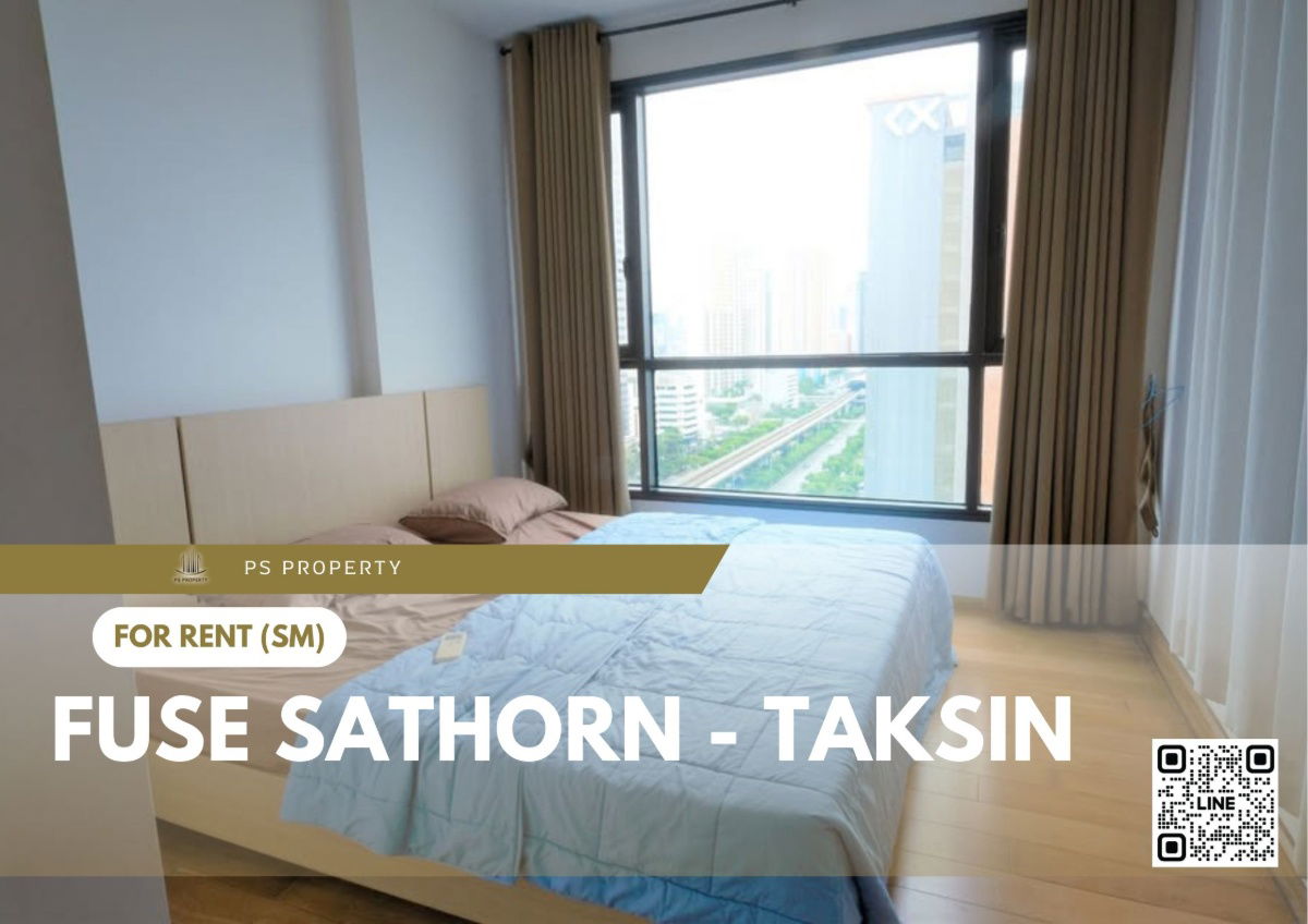 picture For rent 📍 Fuse Sathorn - Taksin 📍 Fully furnished and equipped, near BTS Wongwian Yai - 1/10