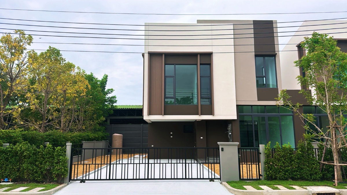 รูป ขายด่วน บ้านกลางเมือง The Edition ปิ่นเกล้า - บรม 2 หลังมุมพื้นที่กว้าง บ้านพร้อมโอนค่ะ - รูปที่ 1/14