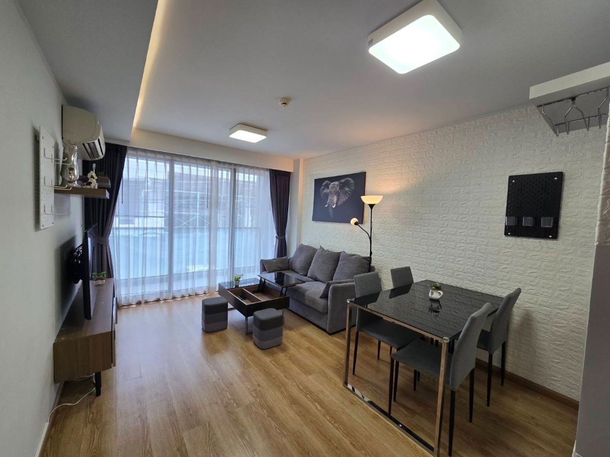 picture For rent JRY Rama 9 - 2 beds fully furnished, nearby international school, ready to move in. - 1/16