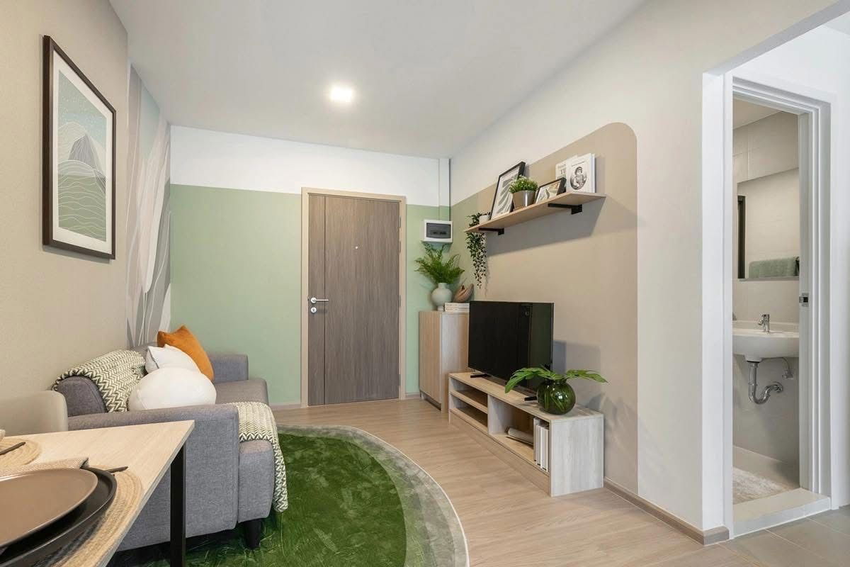 picture Vay Amata 🏢 New condo, fully ready to move in — only 1 min from Amata City! 💰 Starting at just 999,000 THB!  - 4/7