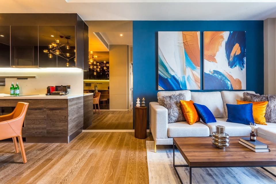 picture Muniq Langsuan【𝐒𝐄𝐋𝐋 & 𝐑𝐄𝐍𝐓】🔥Fully furnished condo with a modern design and warm tones🔥  Contact Line ID: @hacondo - 5/10