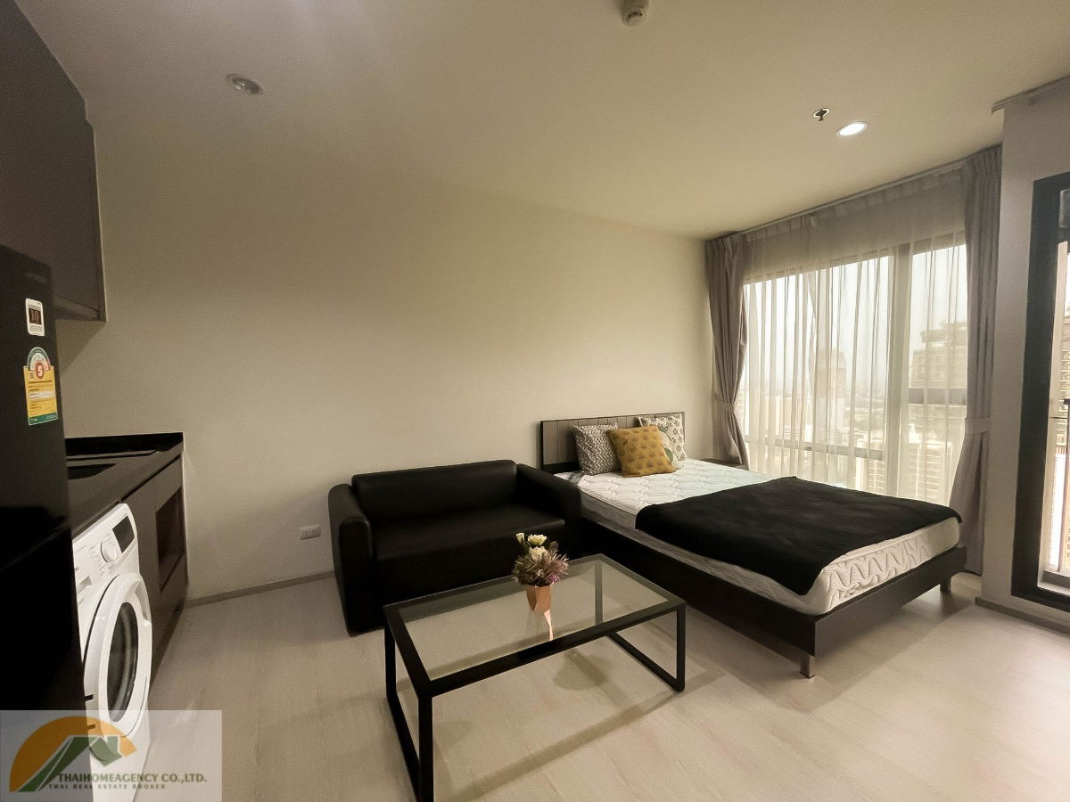 รูป Rent 1 bed 1baht 24 sqm Rhythm Asoke 1 Condo Minimum contract 1 year contract we have many units here pls contact us Can Negoวิวสวน - รูปที่ 7/15