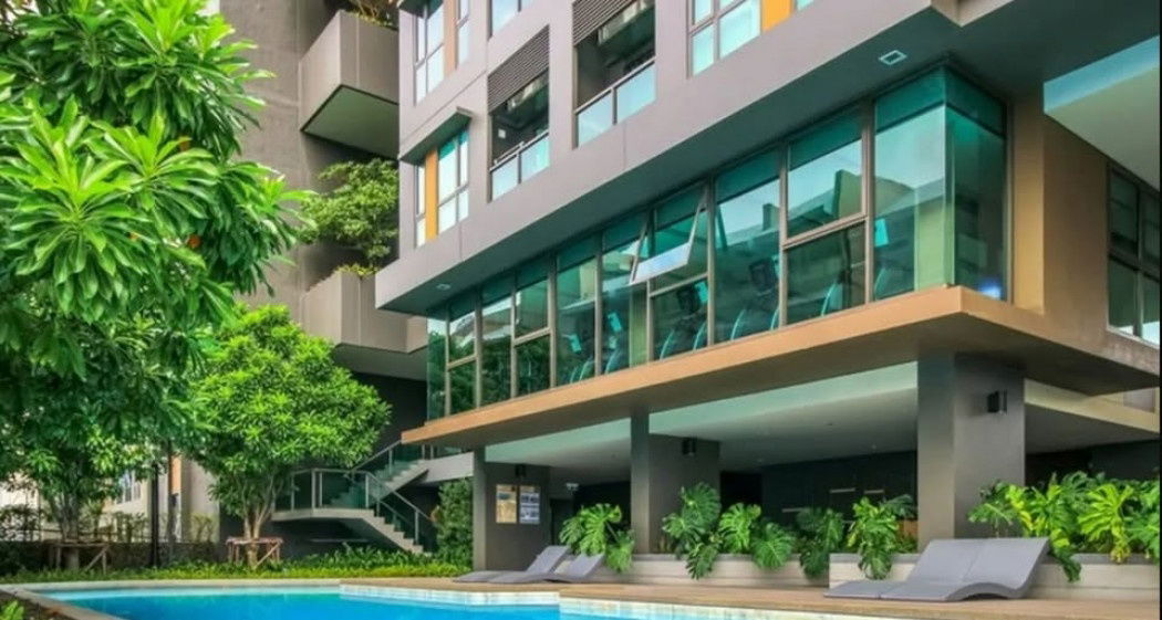 รูป ขาย คอนโด Lumpini Suite Din Daeng - Ratchaprarop (ลุมพินี สวีท ดินแดง - ราชปรารภ) 28.26 ตรม. 1 นอน 1 น้ำ ชั้น 19 วิวเมือง - รูปที่ 10/12