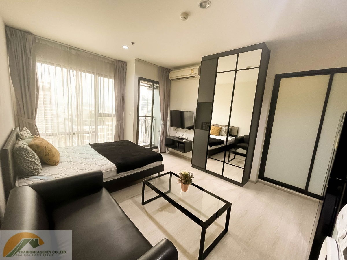 รูป Rent 1 bed 1baht 24 sqm Rhythm Asoke 1 Condo Minimum contract 1 year contract we have many units here pls contact us Can Negoวิวสวน - รูปที่ 5/15